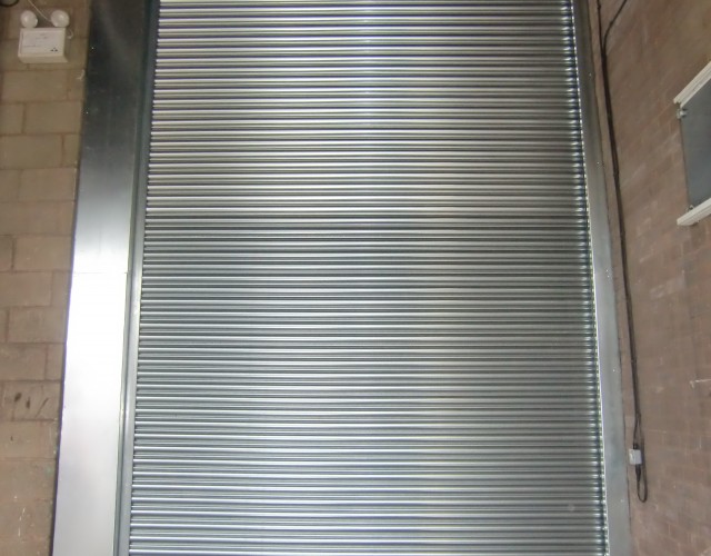 Half Perforated Plant Room Roller Shutter