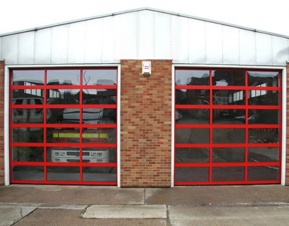 sectional door panoramic