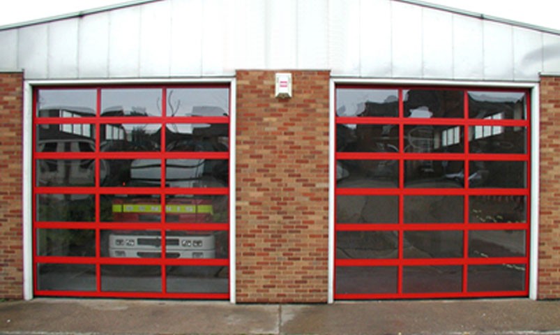 sectional door panoramic