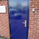 Steel Security Door With Electronic Keypad